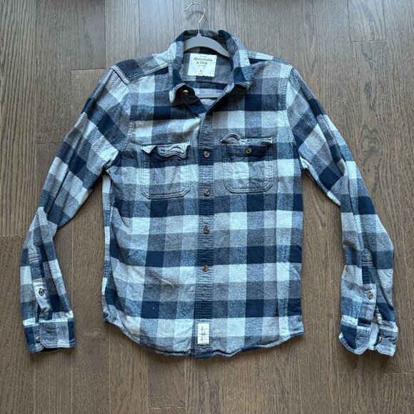 Abercrombie & Fitch Men's Vintage Flannel - Large - Picture 1 of 6
